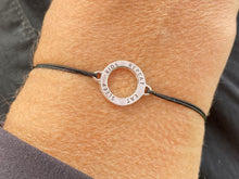 Load image into Gallery viewer, The EAT SLEEP KIDS REPEAT Ring Bracelet | For Moms | Sterling Silver