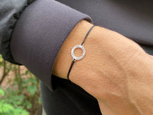 Load image into Gallery viewer, The EAT SLEEP KIDS REPEAT Ring Bracelet | For Moms | Sterling Silver