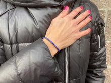 Load image into Gallery viewer, The 'Blue' Lapis Lazuli Stone-Bead Bracelet | 4mm Beads