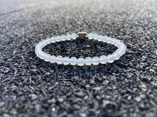 Load image into Gallery viewer, The White JADE Bead Bracelet | Stretch | 4mm Beads