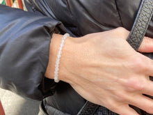 Load image into Gallery viewer, The White JADE Bead Bracelet | Stretch | 4mm Beads