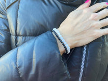 Load image into Gallery viewer, The White Jade Stone Bead Bracelet | 6mm Beads