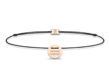 Load image into Gallery viewer, Friendship Cord Bracelet 18k Rose Gold plated from MiaMax
