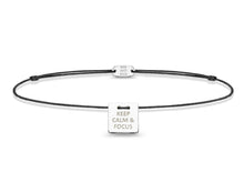 Load image into Gallery viewer, The KEEP CALM &amp; FOCUS Bracelet | Sterling Silver

