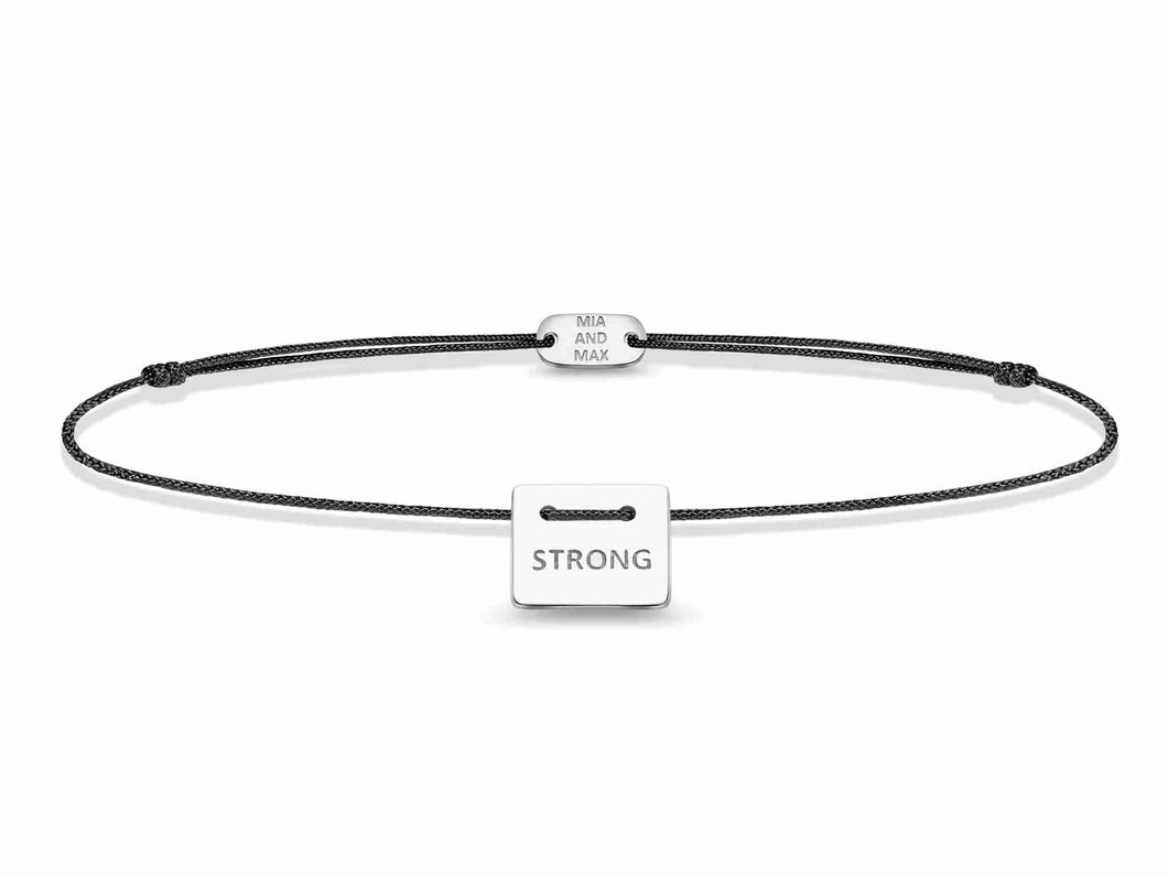 The 'I am STRONG' Bracelet | Friendship | Sterling Silver